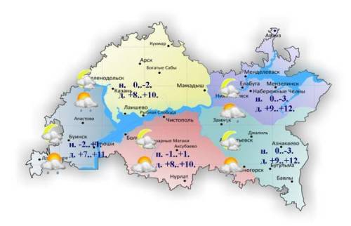 1 мая в Татарстане ожидаются небольшой дождь и сильный ветер
