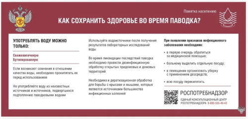 Татарстанцам, как защититься от инфекций и опасных болезней во время паводка