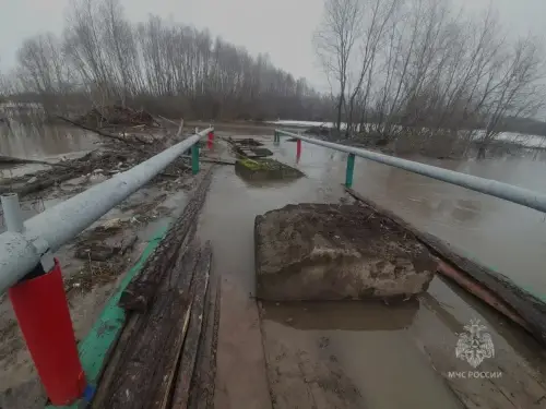 В Татарстане подтопило пятый низководный мост