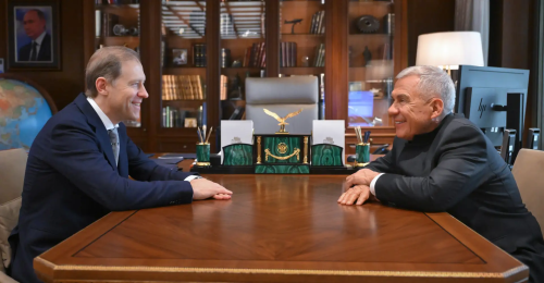 Минниханов и Мантуров обсудили техническое перевооружение Казанского авиазавода