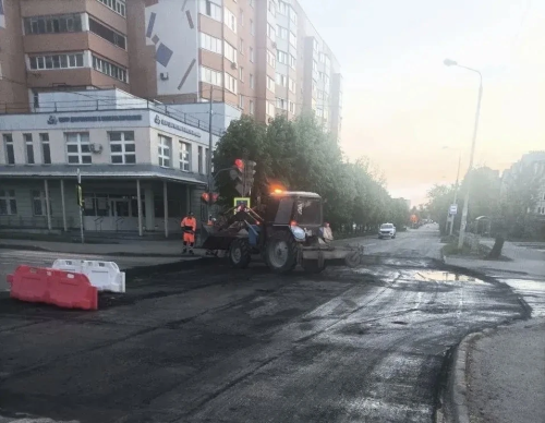 В Казани стартовал капремонт улицы Максимова по нацпроекту