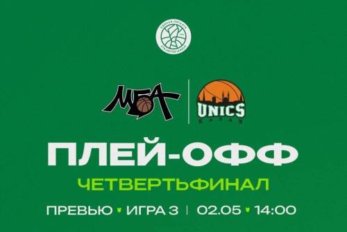 УНИКС может выйти в полуфинал после матча с МБА-МАИ