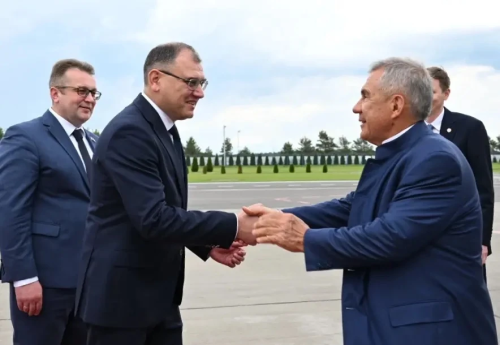 Рустам Минниханов прибыл в Минск