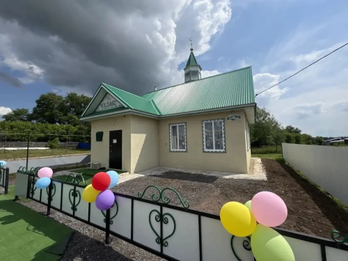 Новая мечеть открылась в менделеевском селе Татарское Текашево