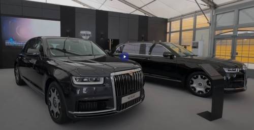 На ПМЭФ представили обновленные модели Aurus, собираемые в Татарстане