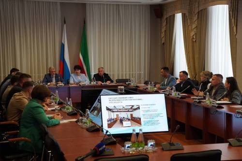 Участники проекта «Время героев» посетили Государственный Совет Татарстана