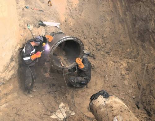 В Казани восстанавливают 52-летний водопровод на водозаборе «Мирный»