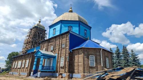 Реставраторы переберут «падающую» колокольню самого большого деревянного храма в Татарстане