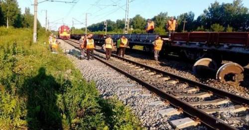 Движение поездов в Татарстане задерживается из-за схода с рельсов вагонов в Арском районе