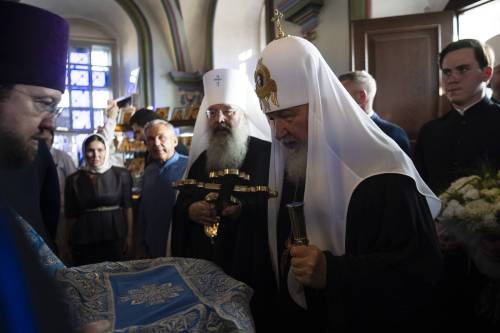 Патриарх Кирилл оценил ход реставрации Петропавловского собора в Казани