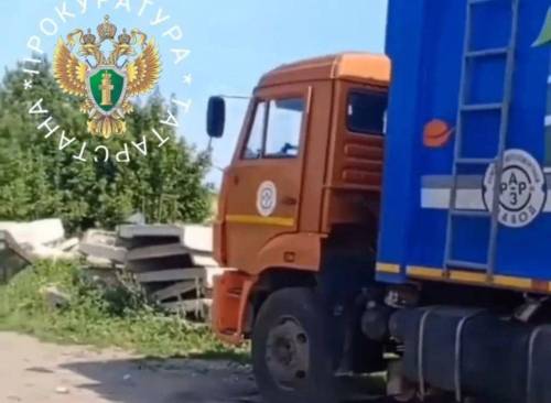 На полигоне ТКО в Буинском районе погиб рабочий во время проверки погрузчика
