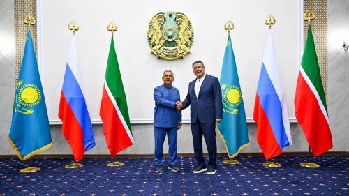 Раис Татарстана встретился с Акимом Северо-Казахстанской области Казахстана