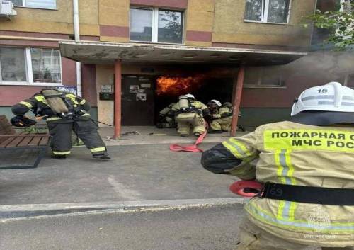 На пожаре в Альметьевске спасли двух детей