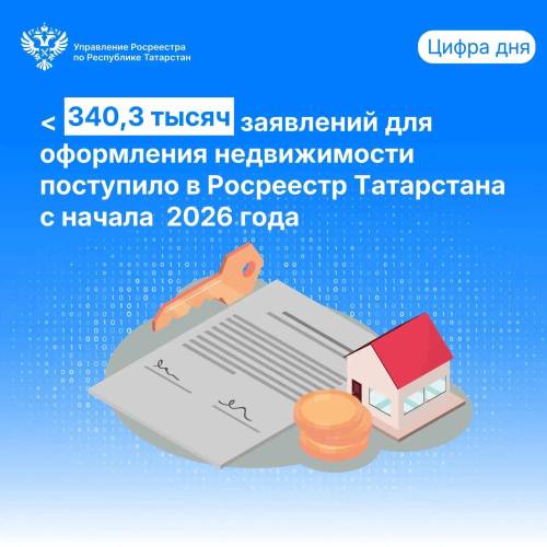 Росреестр Татарстана получил более 250 тыс. заявлений онлайн за семь месяцев