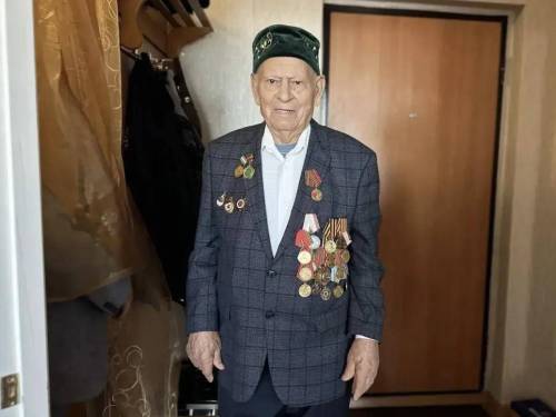 В возрасте 100 лет в Челнах умер ветеран Великой Отечественной Муфтах Нуртдинов