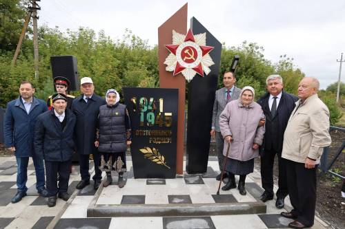 Сквер памяти открылся в селе Зеленодольского района