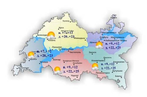 21 сентября в Татарстане ожидаются туман, дождь и до +25˚