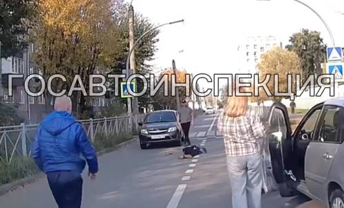 Водитель «Лады» сбил мальчика на самокате на пешеходном переходе в Казани