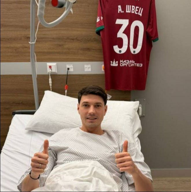 Футболист «Рубина» Швец прооперирован после тяжелой травмы