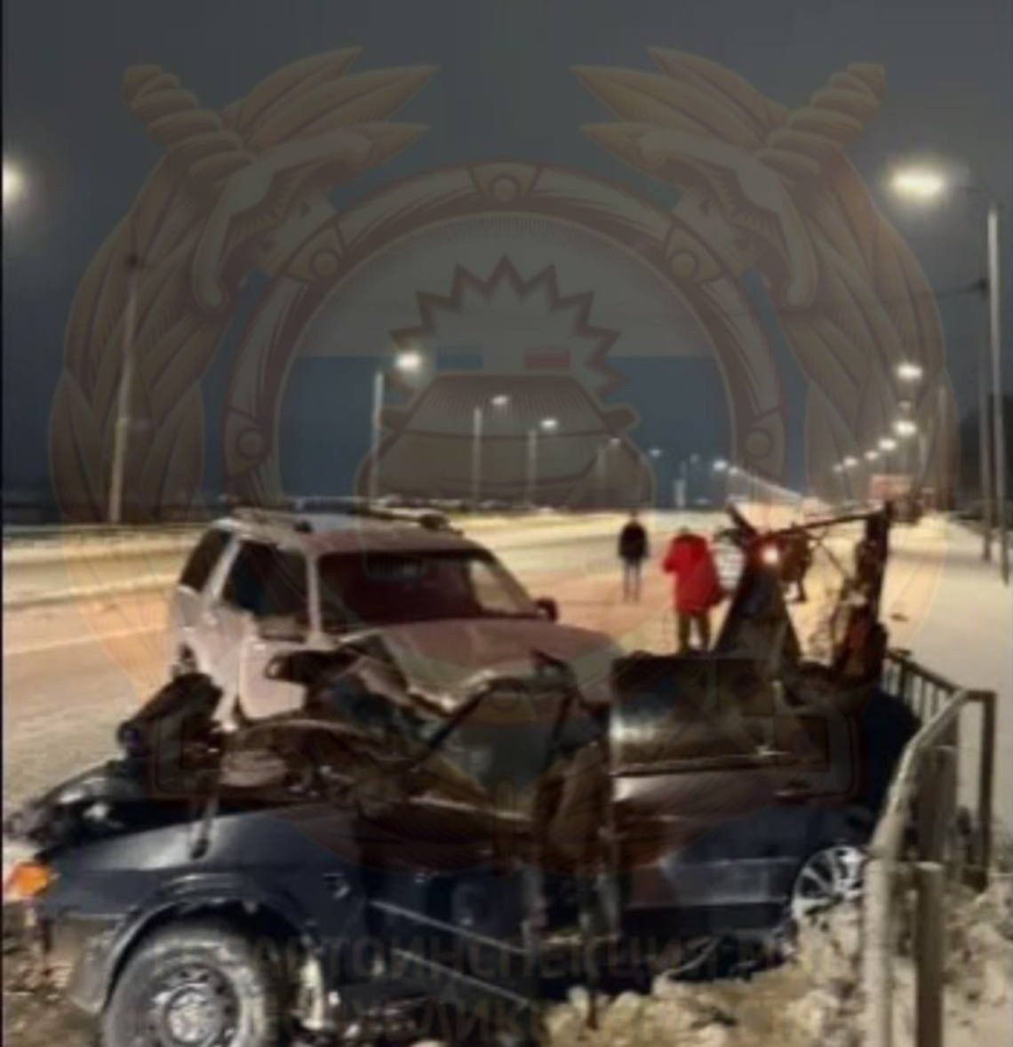 Смертельное ДТП в Челнах: легковушка наехала на ограждение и вылетела на встречку