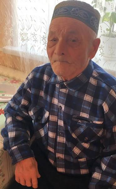 Труженик тыла Вазых Халиуллин из Апастовского района РТ празднует 95-летие
