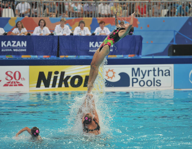 Сюжеты с ЧМ-2015 по синхронному плаванию от нашего фотокорреспондента Ильдара Мухаметзянова