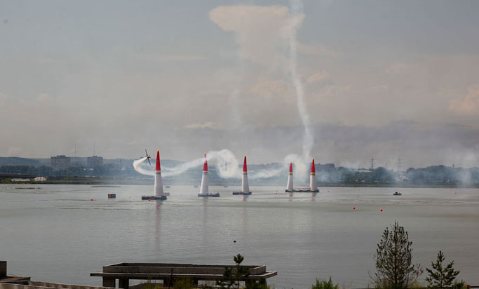 Фоторепортаж Red Bull Air Race. Тренировочные полеты