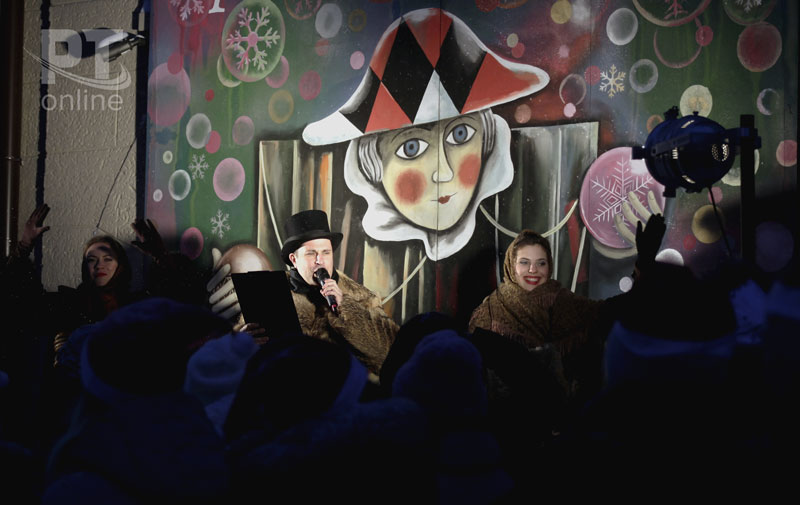 Парад Дедов Морозов в Казани