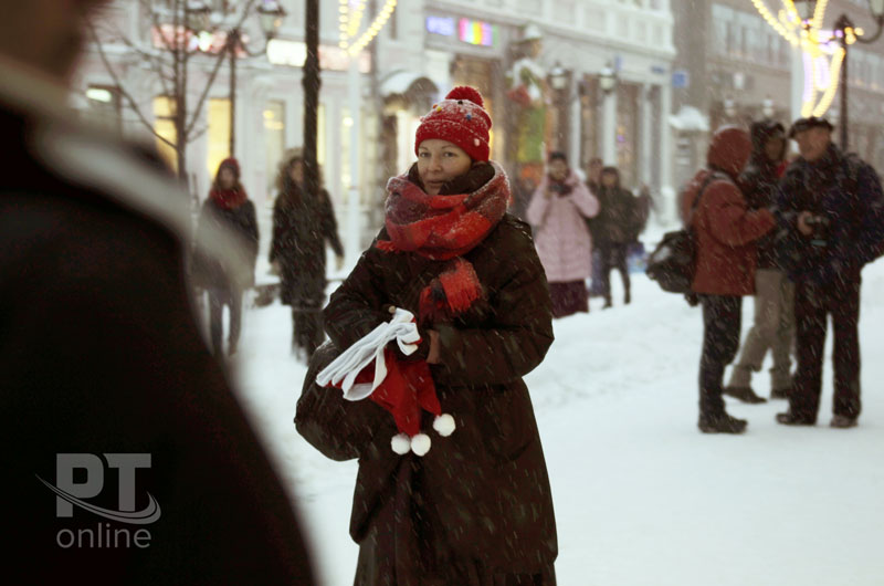 Парад Дедов Морозов в Казани