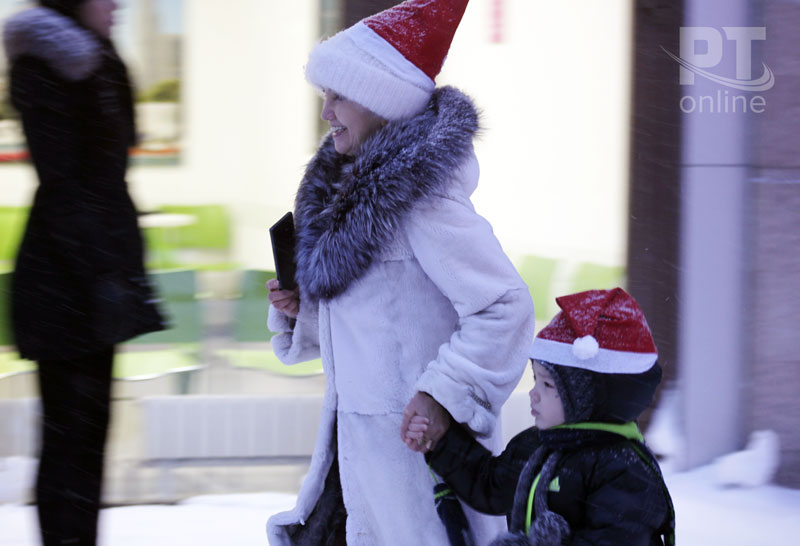 Парад Дедов Морозов в Казани