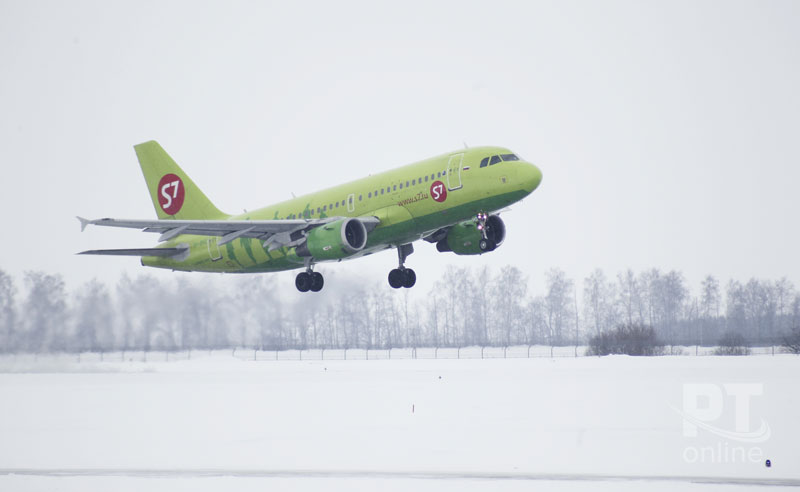 Зимний споттинг в аэропорту "Казань"