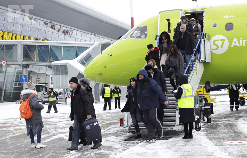 Зимний споттинг в аэропорту "Казань"