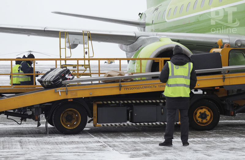 Зимний споттинг в аэропорту "Казань"