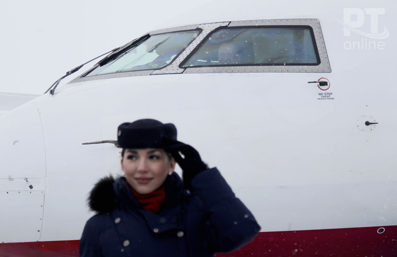 Зимний споттинг в аэропорту "Казань"