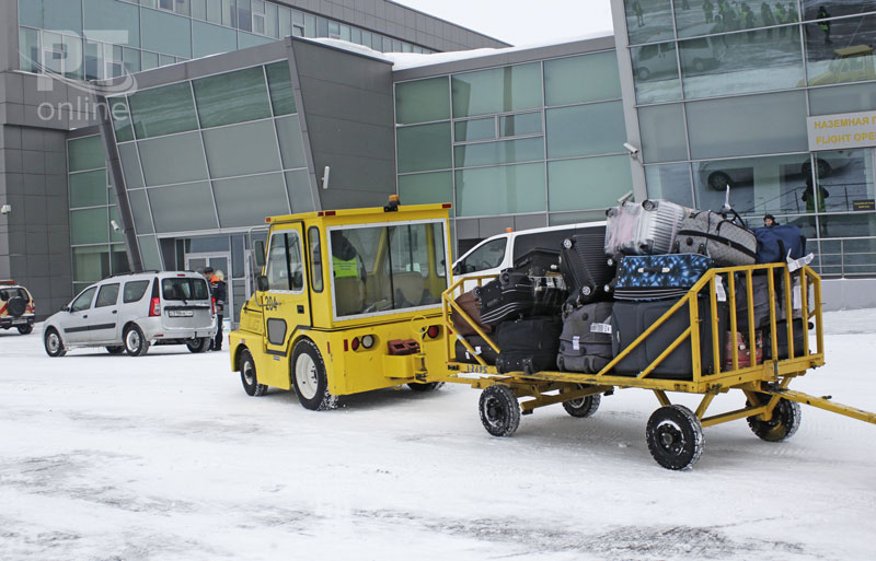 Зимний споттинг в аэропорту "Казань"