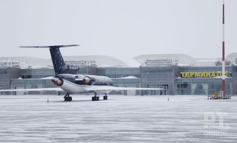 Зимний споттинг в аэропорту "Казань"