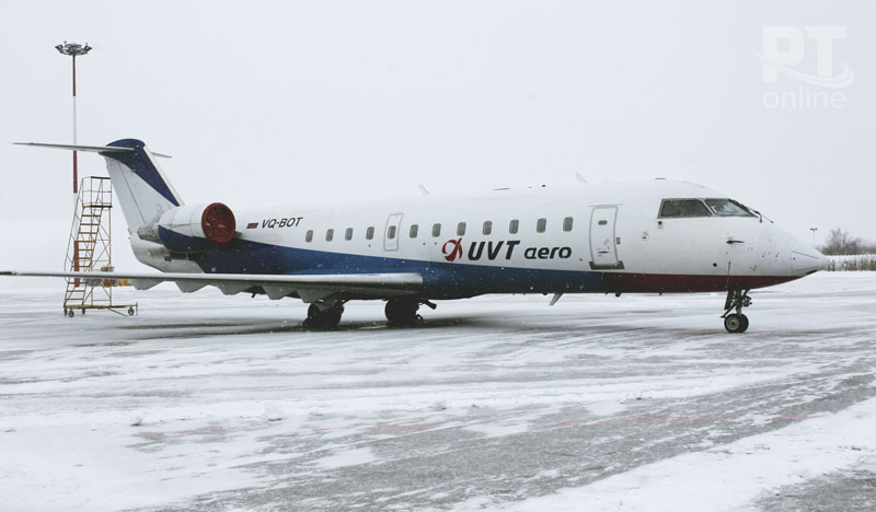 Зимний споттинг в аэропорту "Казань"