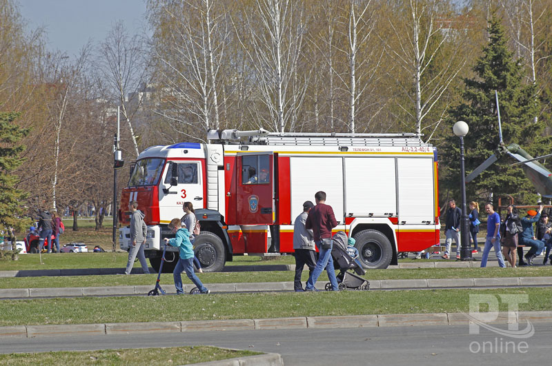 В честь юбилея пожарной охраны