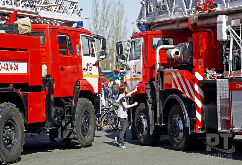 В честь юбилея пожарной охраны