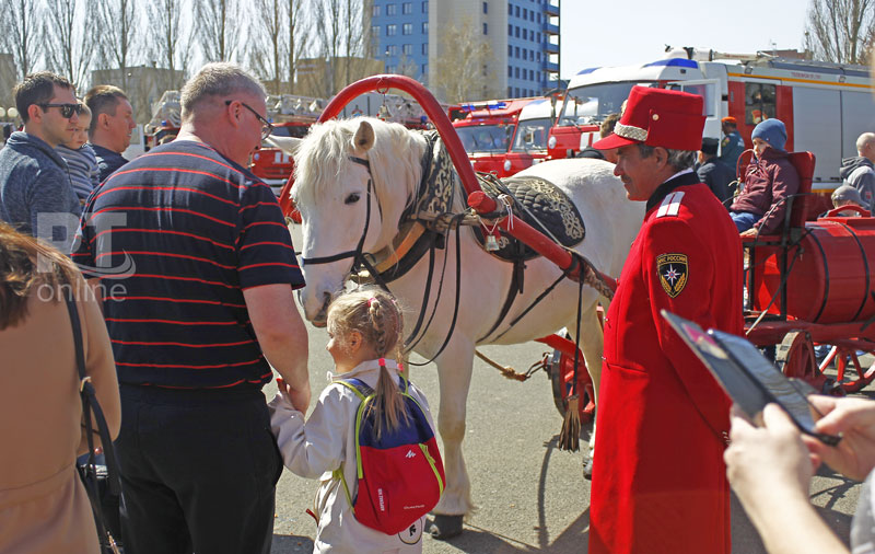 В честь юбилея пожарной охраны