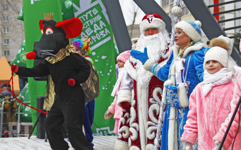 Дед Мороз из Великого Устюга в Казани