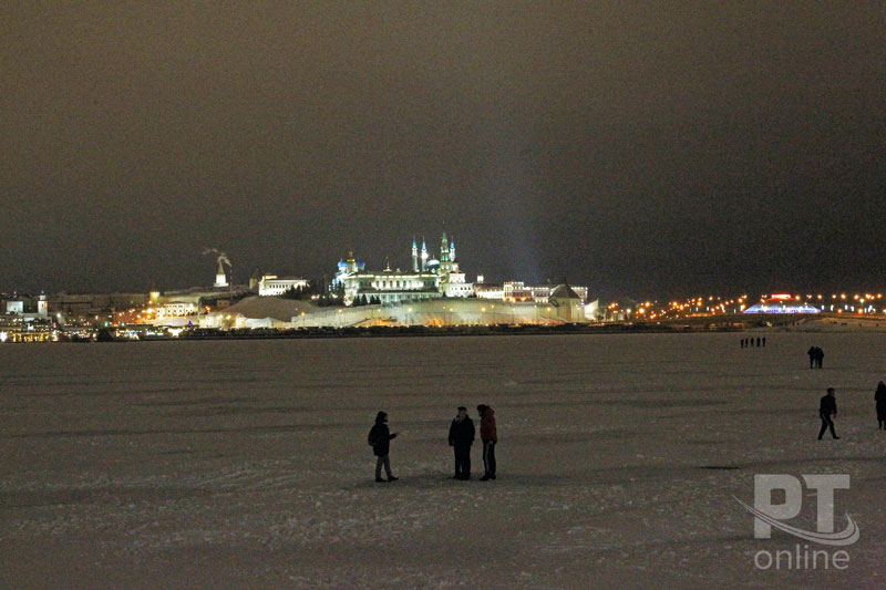 Новогодняя ночь у главной елки Казани
