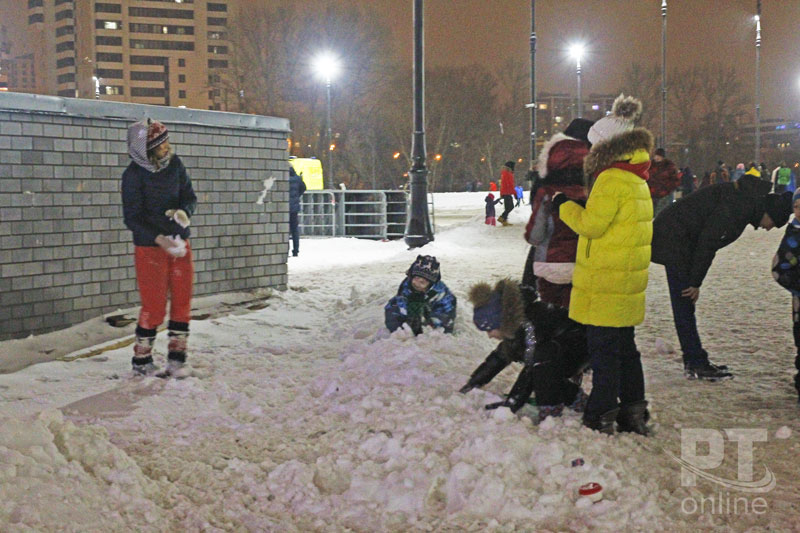 Новогодняя ночь у главной елки Казани