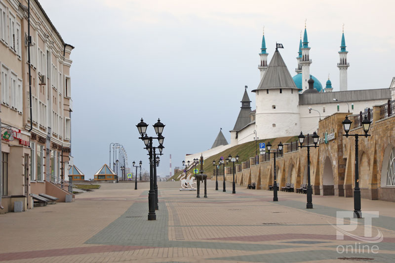 Казань. Центр. 10 апреля