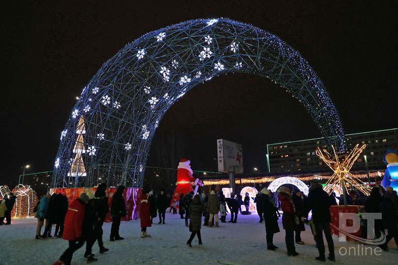Новогодний салют в Набережных Челнах