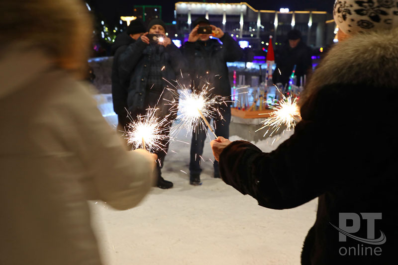 Новогодний салют в Набережных Челнах