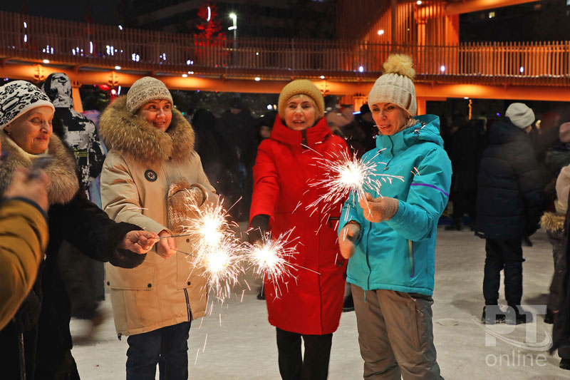 Новогодний салют в Набережных Челнах