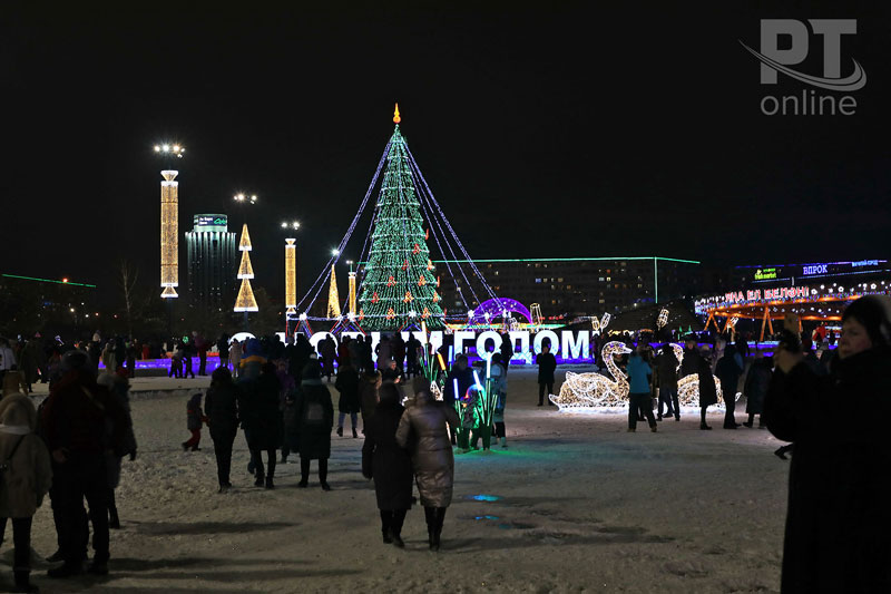 Новогодний салют в Набережных Челнах