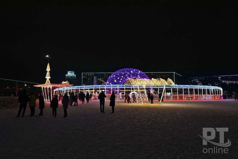 Новогодний салют в Набережных Челнах