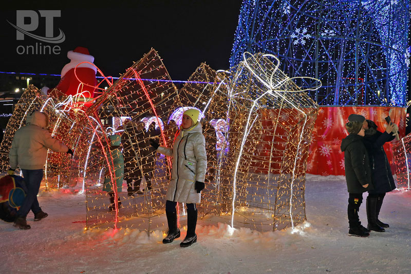 Новогодний салют в Набережных Челнах